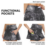 Women's UPF 50+ Tennis Skirts with Shorts LB09W - Bassdash