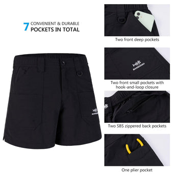 Youth 5in UPF 50+ Quick Dry Fishing Shorts FP03Y - Bassdash