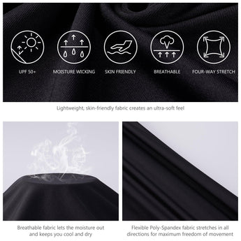 Men's UPF 50+ 1/4 Zipper Fishing hoodie Shirts FS24M - Bassdash