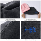 Unisex Winter Warm Knit Beanie Hats - Bassdash