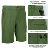 Men's UPF 50+ 10.5” Cargo Shorts Quick Dry Water Resistant FP01M - Bassdash
