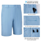 Men's UPF 50+ 10.5” Cargo Shorts Quick Dry Water Resistant FP01M - Bassdash