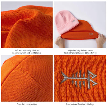 Unisex Winter Warm Knit Beanie Hats - Bassdash