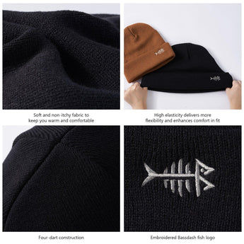 Unisex Winter Warm Knit Beanie Hats - Bassdash