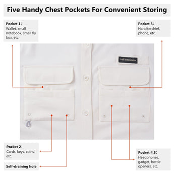 Women's UPF 50+ Long Sleeve Button Down Shirt FS21W - Bassdash