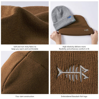 Unisex Winter Warm Knit Beanie Hats - Bassdash