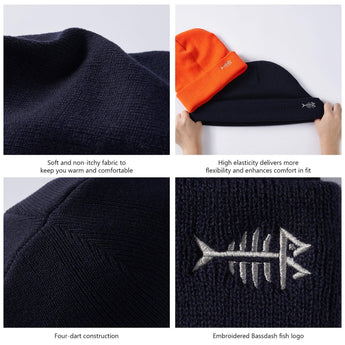 Unisex Winter Warm Knit Beanie Hats - Bassdash
