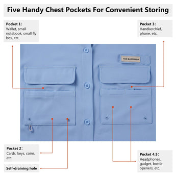 Women's UPF 50+ Long Sleeve Button Down Shirt FS21W - Bassdash