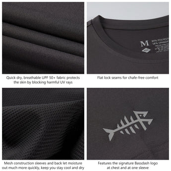 short sleeve sun shirts for men dark grey