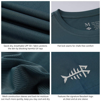 sun shirt short sleeve Slate Blue