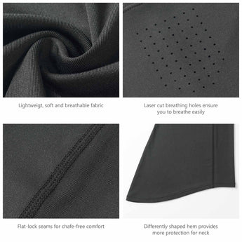 UPF 50+ Neck Gaiter with Breathable Holes - Bassdash