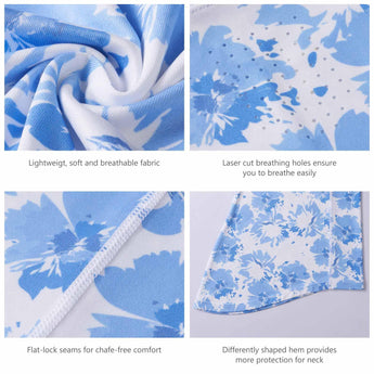 UPF 50+ Neck Gaiter with Breathable Holes - Bassdash