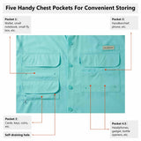 Men's UPF 50+ Short Sleeve Button Down - Bassdash