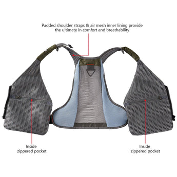 Bassdash Multi Pocket Fishing Vest FV12 - Bassdash