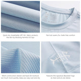 sun shirt short sleeve Light Steel Blue