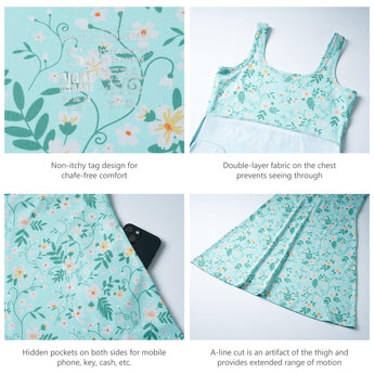 Lightbare Women's UPF 50+ Tank Dress LB03W - Bassdash