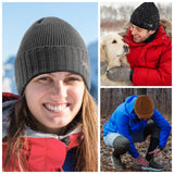 Fleece Lining Winter Knit Beanie - Bassdash