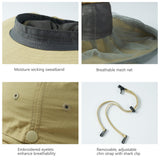 UPF 50+ Mosquito Sun Hat with Neck Flap - Bassdash