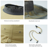 UPF 50+ Mosquito Sun Hat with Neck Flap - Bassdash