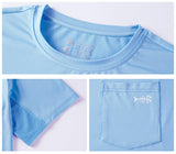 Men's UPF 50+ Short Sleeve Pocket T-Shirt FS26M - Bassdash