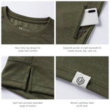 Lightbare Men's UPF 50+ Performance Casual Pocket T-Shirt - Bassdash