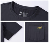 Men's UPF 50+ Short Sleeve Pocket T-Shirt FS26M - Bassdash