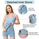 Women's UPF 50+ Tank Dress with Drawstring Waist LB08W - Bassdash