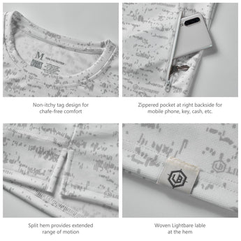 Lightbare Men's UPF 50+ Performance Casual Pocket T-Shirt - Bassdash