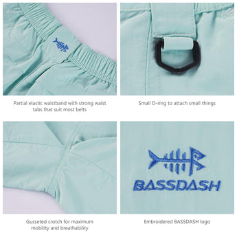 Youth 5in UPF 50+ Quick Dry Fishing Shorts FP03Y - Bassdash