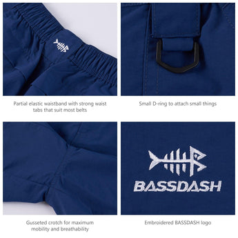 Youth 5in UPF 50+ Quick Dry Fishing Shorts FP03Y - Bassdash