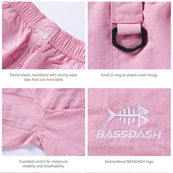 Women's UPF 50+ Quick Dry Fishing Shorts FP03W - Bassdash