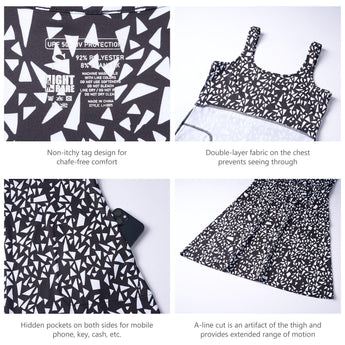 Lightbare Women's UPF 50+ Tank Dress LB03W - Bassdash