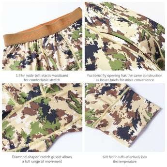 Men's Lightweight Thermal Base Layer Bottom FS19M - Bassdash