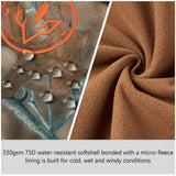 Men's Splice Insulated Softshell Jackets with Face Cover - Bassdash