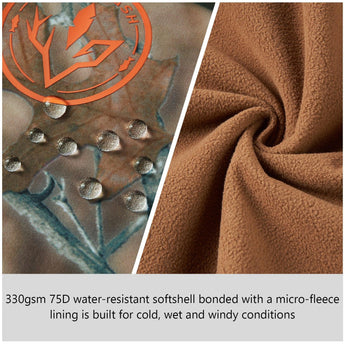 Men's Splice Insulated Softshell Jackets with Face Cover - Bassdash