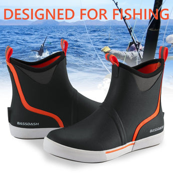 Men's 6 inch Waterproof Deck Boots - Bassdash