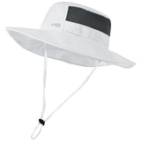 Unisex UPF 50+ Wide Brim Bucket Hat with Detachable Neck Flap FH02 - Bassdash