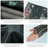 Men's UPF 50+ Long Sleeve Hunting Hoodie with Mask FS06M - Bassdash