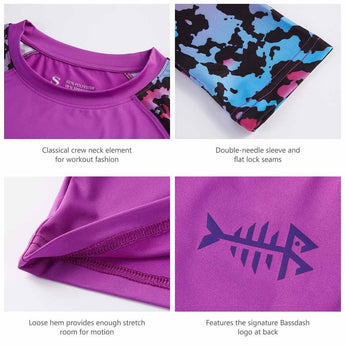 Women’s UPF 50+ Camo Long Sleeve Fishing Shirts - Bassdash