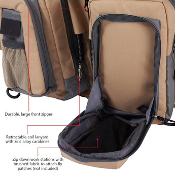 Bassdash Multi Pocket Fishing Vest FV12 - Bassdash