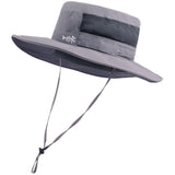 Unisex UPF 50+ Wide Brim Bucket Hat with Detachable Neck Flap FH02 - Bassdash
