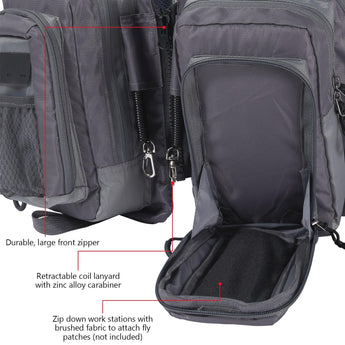 Bassdash Multi Pocket Fishing Vest FV12 - Bassdash