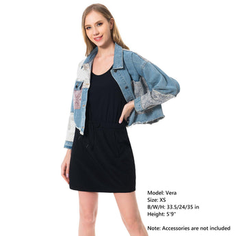 Women's UPF 50+ Tank Dress with Drawstring Waist LB08W - Bassdash