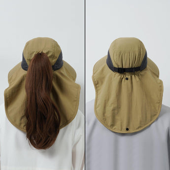 Unisex UPF 50+ Water Resistant Sun Hat with Neck Flap FH06 - Bassdash
