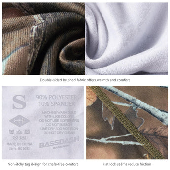 Men's Lightweight Thermal Base Layer Bottom FS19M - Bassdash