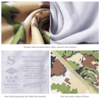 Men's Lightweight Thermal Base Layer Bottom FS19M - Bassdash