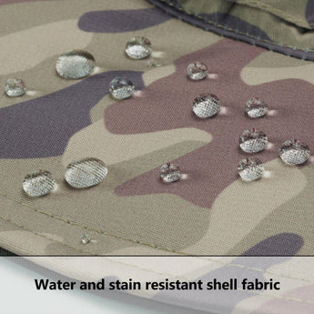 Unisex UPF 50+ Wide Brim Bucket Hat with Detachable Neck Flap FH02 - Bassdash