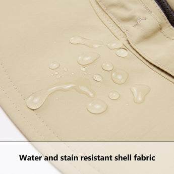 Unisex UPF 50+ Wide Brim Bucket Hat with Detachable Neck Flap FH02 - Bassdash