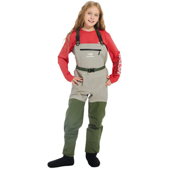 Kids IMMERSE Breathable Waders - Stocking Foot - Bassdash
