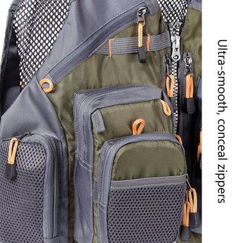 FV01 Classic Fishing Vest for Men Women - Bassdash